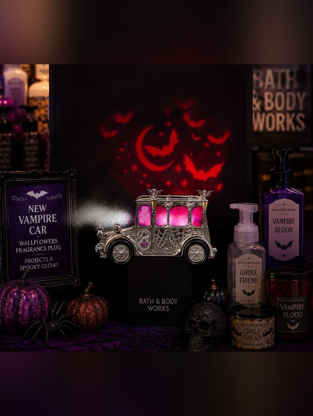 Bath & Body Works 2024 Plug In Hearse Projector